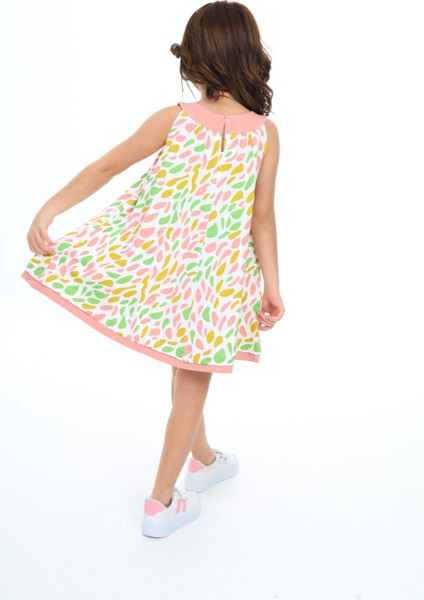 Kız Çocuk Baskılı Elbise modelleri