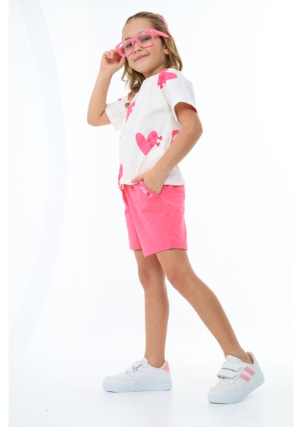 Kız Çocuk Baskılı Şortlu Takım fiyatları