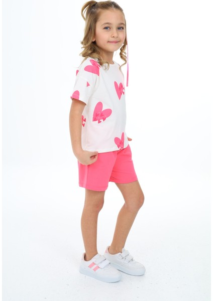 Kız Çocuk Baskılı Şortlu Takım fırsatları