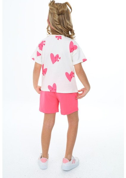 Kız Çocuk Baskılı Şortlu Takım indirimleri