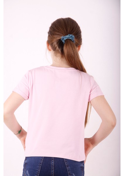 Kız Çocuk Instagram Baskılı Tişört