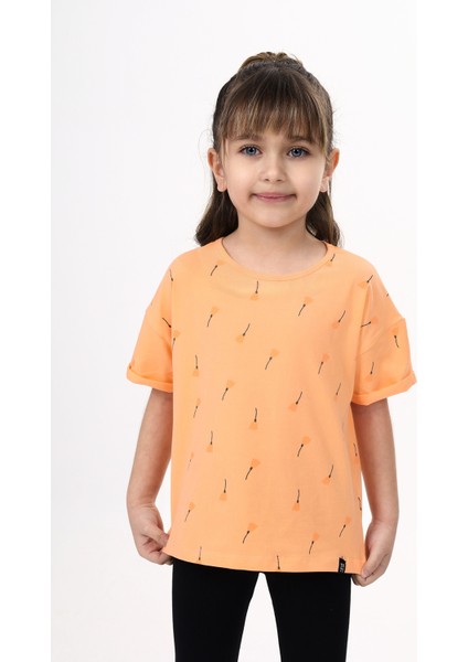 Kız Çocuk Baskılı Tişört