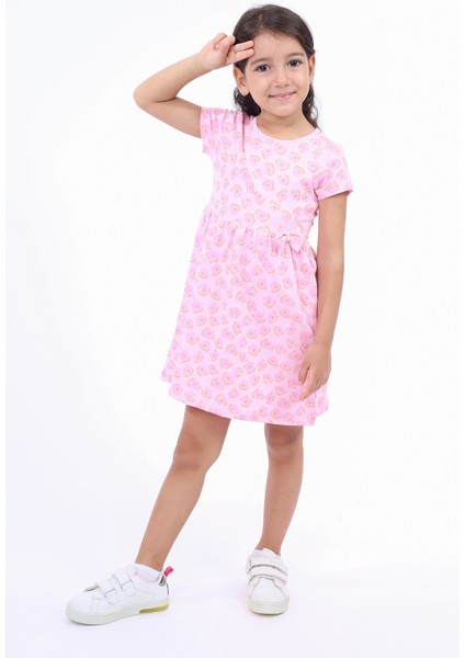 Kız Çocuk Baskılı Elbise