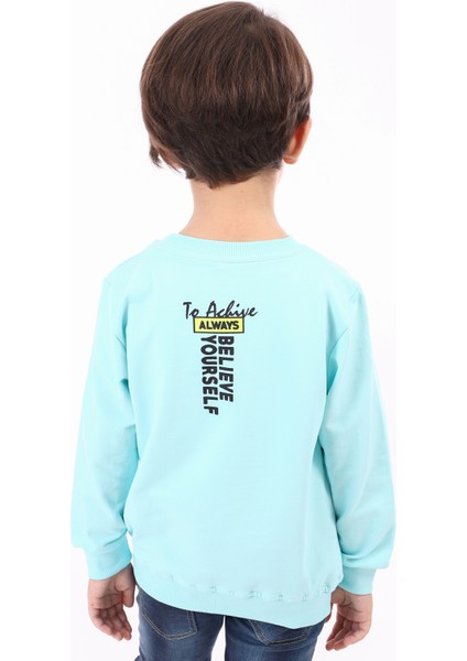 Erkek Çocuk Baskılı Sweatshirt