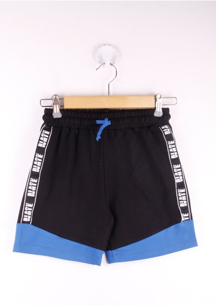 Erkek Çocuk Şeritli Cepli Şort