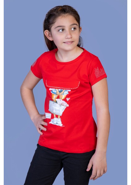 Kız Çocuk Baskılı Tişört fiyatları