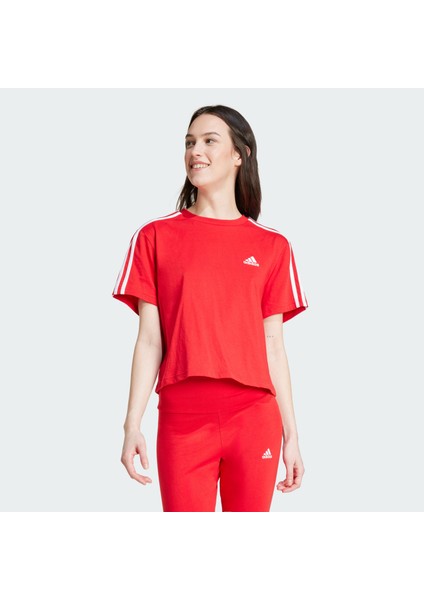 Sportswear IY4226 Essentials 3-Stripes Single Jersey Crop Top