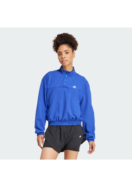 Performance IX1029 Aeroready Train Essentials Woven Quarter-Zip Track Jacket