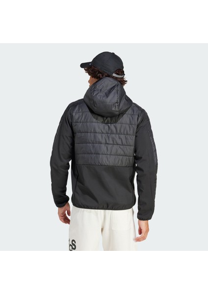 Sportswear IN7195 Essentials 3-Stripes Insulated Hooded Hybrid Jacket