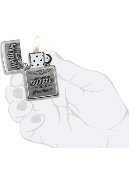 Zippo Çakmak Jim Beam® 250JB.928