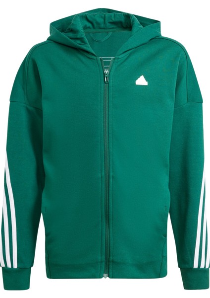 Adidas Sportswear IX3639 Future Icons 3-Stripes Full-Zip Hooded Track Top