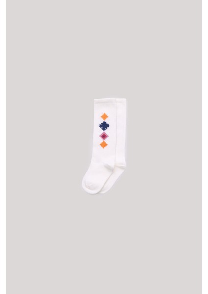 Bg Store Kız Bebek Ekru Çorap