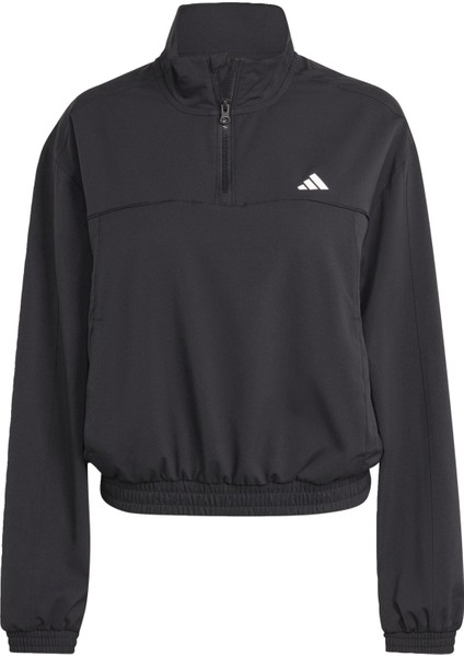 Adidas Performance HZ5636 AEROREADY Train Essentials Woven Quarter-Zip Track Jacket