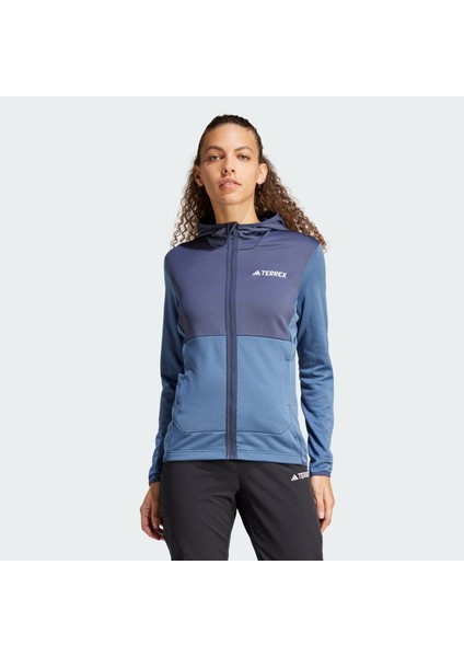 Terrex IQ3730 Terrex Xperıor Lıght Fleece Hooded Jacket