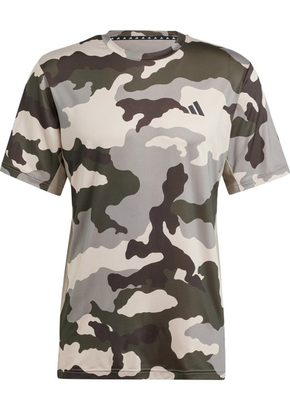 Adidas Performance IW8491 Train Essentials Camo Allover Print Tee