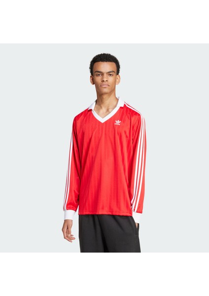Originals IX5226 Adicolor Piqué Football Long Sleeve Tee
