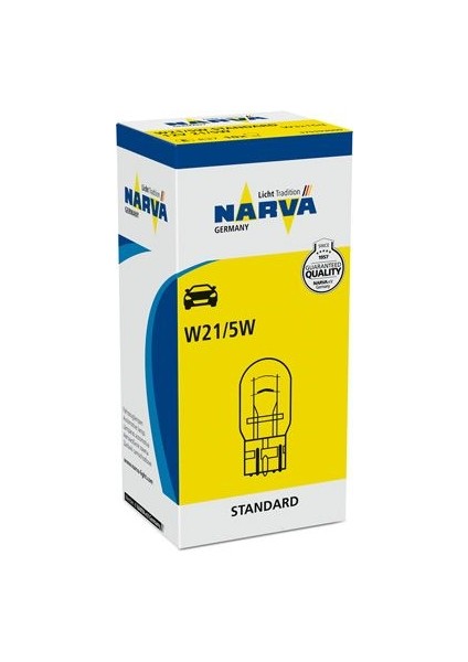 Narva Ampul 12V 21/5W 1016 Dipsiz W21/5W