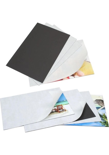 Yapışkanlı Tabaka Mıknatıs Magnet 0,8 mm Kalınlık 61X101 cm