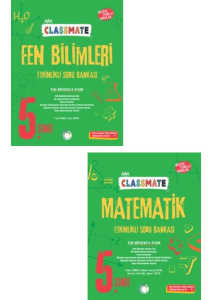2025 5.sınıf Classmate Matematik-Fen Soru Bankası 2'li Set