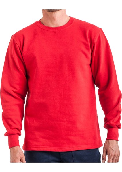 Mylifemoda Gri Iki Iplik Sweatshirt