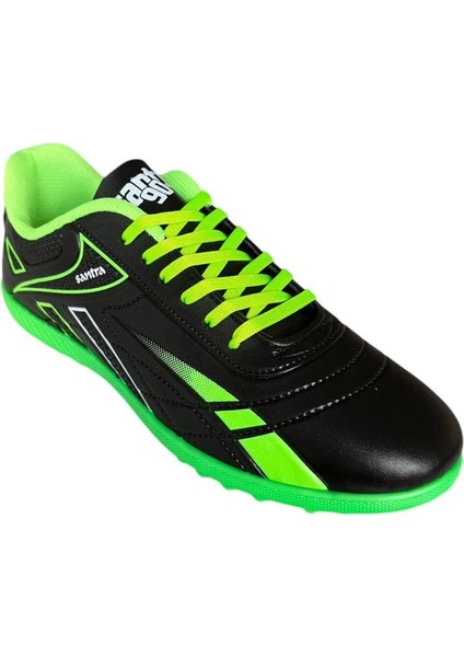 Erkek Halı Saha Futbol Ayakkabısı SİYAH - YEŞİL