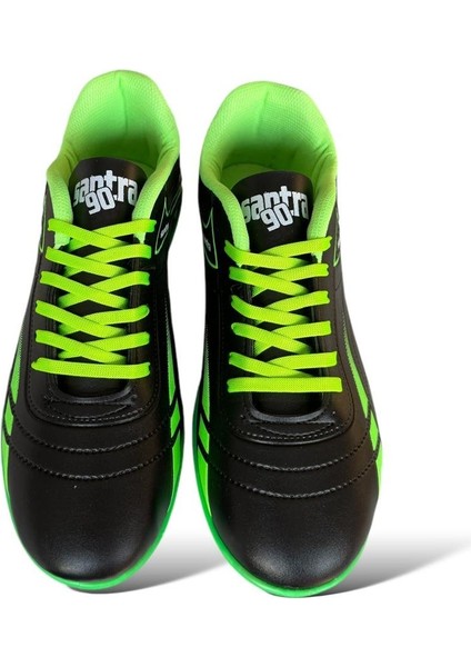Erkek Halı Saha Futbol Ayakkabısı SİYAH - YEŞİL
