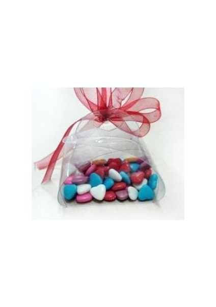 Asetat Kutu Şeffaf Bohça 3X3X3 cm 50 Adet