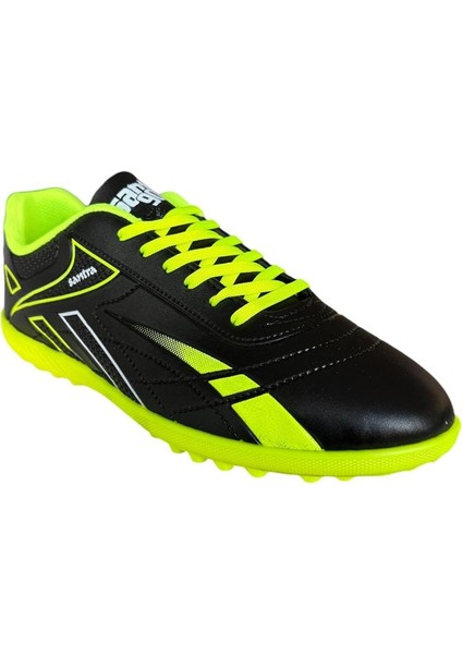 Erkek Halı Saha Futbol Ayakkabısı SİYAH - SARI