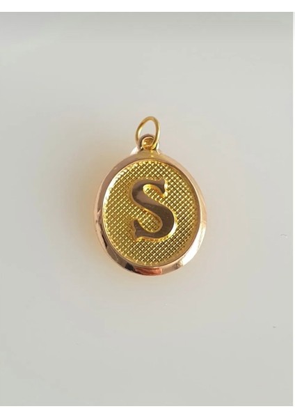 14 Ayar Altın Vintage Oval S Harf Kolye Ucu Özden Kuyumcusu fiyatları