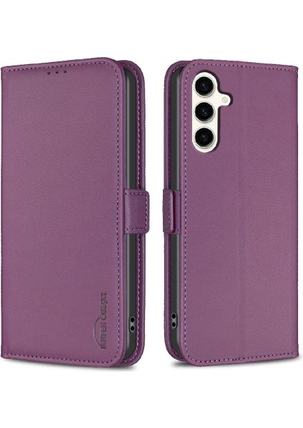Samsung Galaxy S24 Artı Manyetik Kart Yuvaları Tutucu Pu Cüzdan Için Flip Case (Yurt Dışından)