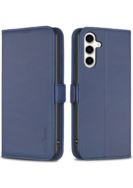 Samsung Galaxy S24 Artı Manyetik Kart Yuvaları Tutucu Pu Cüzdan Için Flip Case (Yurt Dışından)