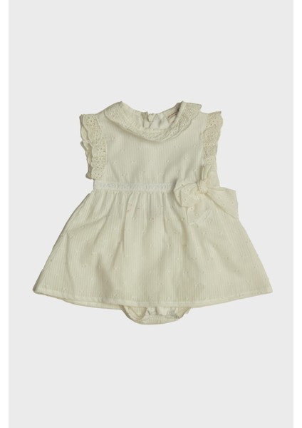 Bg Store Kız Bebek Beyaz Elbise