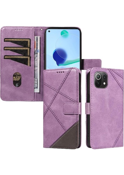 Xiaomi 11 Lite Yüksek Kaliteli Deri Telefon Koruma Kılıfı Için Flip Case (Yurt Dışından)