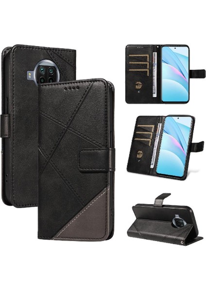 Elmas Dikiş Deri Telefon Kılıfı ile Xiaomi 10T Lite 5g Için Flip Case (Yurt Dışından)
