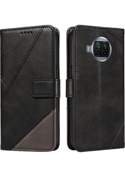 Elmas Dikiş Deri Telefon Kılıfı ile Xiaomi 10T Lite 5g Için Flip Case (Yurt Dışından)