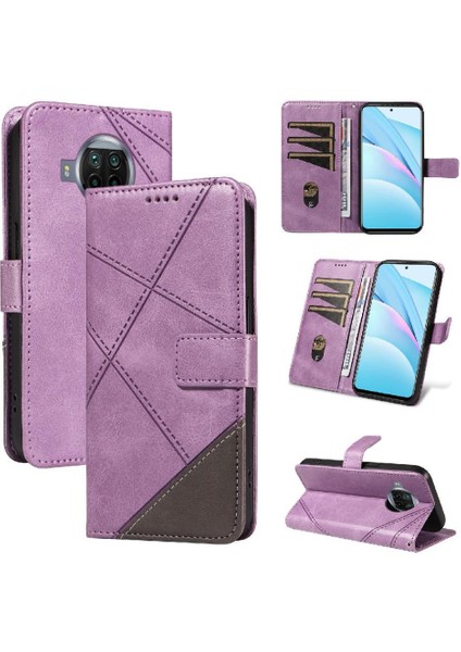 Elmas Dikiş Deri Telefon Kılıfı ile Xiaomi 10T Lite 5g Için Flip Case (Yurt Dışından)