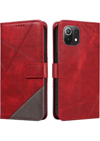 Xiaomi 11 Lite Yüksek Kaliteli Deri Telefon Koruma Kılıfı Için Flip Case (Yurt Dışından)