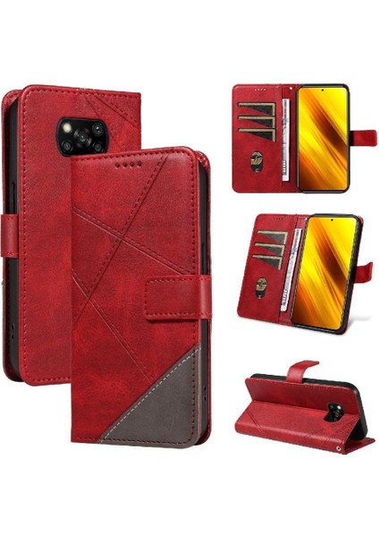 Elmas Dikiş Yüksek Kaliteli Telefon ile Xiaomi Poco X3 Nfc Için Flip Case (Yurt Dışından)