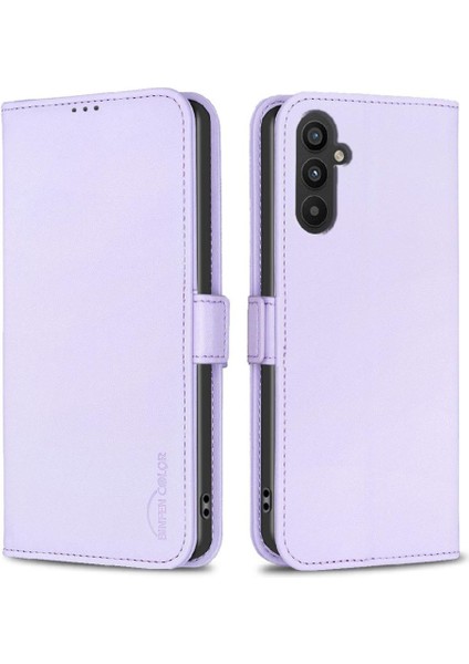 Samsung Galaxy A24 4g Manyetik Darbeye Tpu Iç Kabuk Pu Için Flip Case (Yurt Dışından)