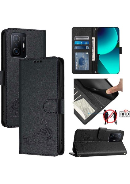 Xiaomi Redmi K30S Kart Yuvası Tutucu Için Kickstand Kedi Rfıd Cüzdan Flip (Yurt Dışından)