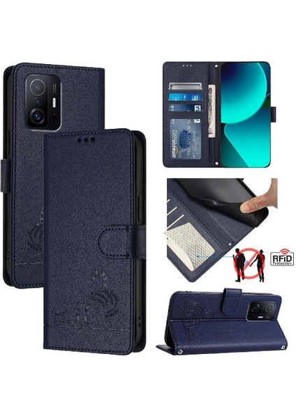 Xiaomi Redmi K30S Kart Yuvası Tutucu Için Kickstand Kedi Rfıd Cüzdan Flip (Yurt Dışından)