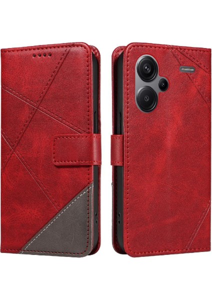 Xiaomi Redmi Not 13 Pro Artı 5g Için Flip Case ve Kart Yuvası Deri Telefon (Yurt Dışından)