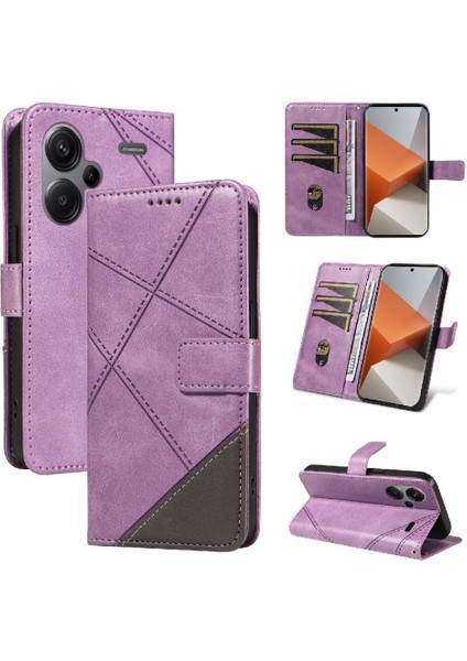 Xiaomi Redmi Not 13 Pro Artı 5g Için Flip Case ve Kart Yuvası Deri Telefon (Yurt Dışından)