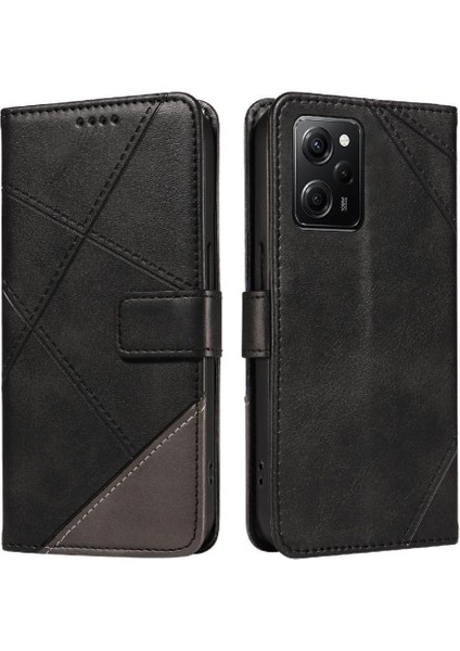 Xiaomi Poco X5 Pro 5g Için Flip Case ve Kart Yuvası Deri Telefon Koruma (Yurt Dışından)