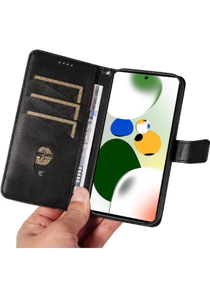 Xiaomi Poco X5 Pro 5g Için Flip Case ve Kart Yuvası Deri Telefon Koruma (Yurt Dışından)