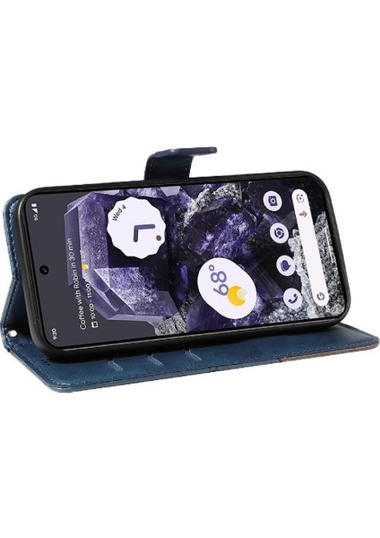 Google Pixel 9 Pro Yüksek Kalite ve Elmas ile Kart Yuvası Için Flip Case (Yurt Dışından)