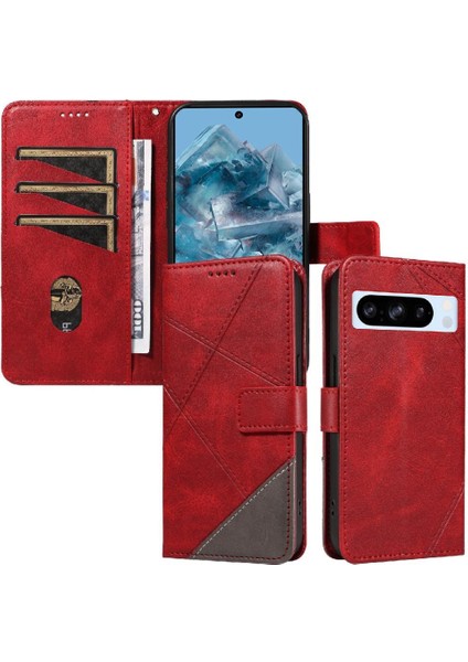 Elmas Dikiş ve Kart Yuvası Kılıfı ile Google Pixel 8 Pro Için Flip Case (Yurt Dışından) fırsatları