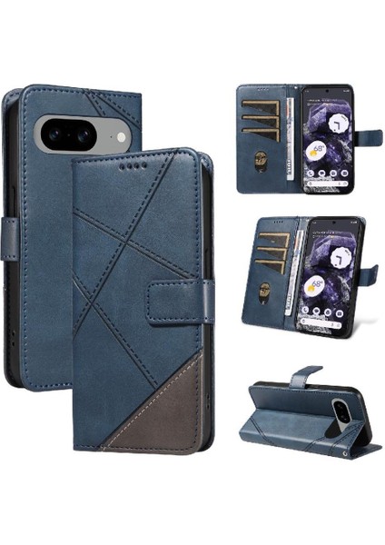 Google Piksel 8 Deri Telefon Koruma Kılıfı Için Flip Case Yüksek Kalite (Yurt Dışından)