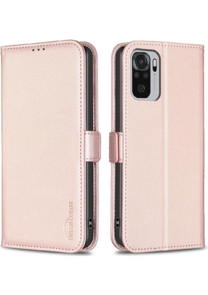Xiaomi Redmi Not 10 Için Flip Case 4g Darbeye Tpu Iç Kabuk Manyetik (Yurt Dışından)