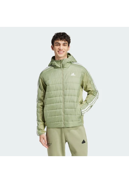 Adidas Sportswear IX8895 Essentials 3-Stripes Insulated Hooded Hybrid Jacket